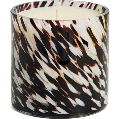 Lafco Saffron Sandalwood Signature Candle In Brown