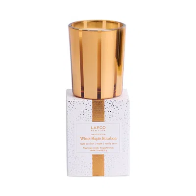 Lafco White Maple Bourbon Votive Candle 1.9 Oz. In Gold