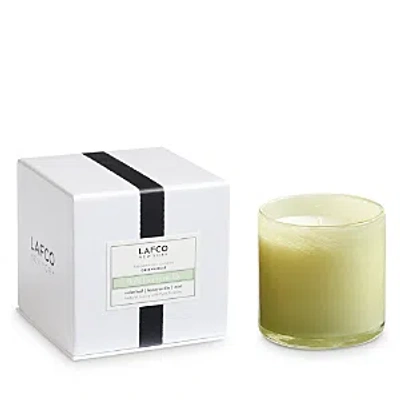 Lafco Wild Honeysuckle Classic Candle In Green