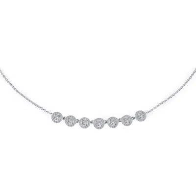 Lafonn 7 Symbol Of Joy Choker In White Gold