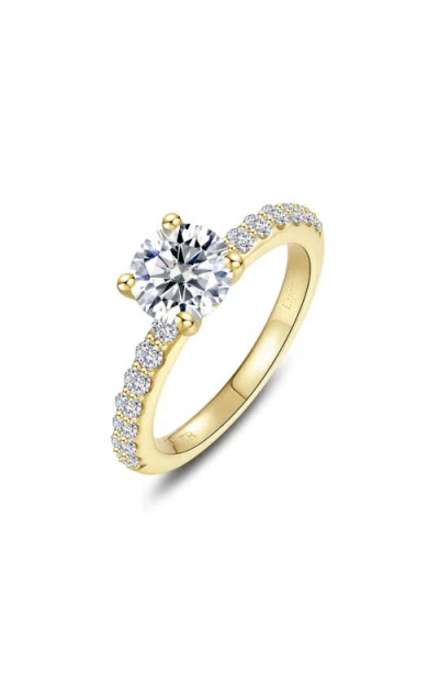 Lafonn Angel Simulated Diamond Engagement Ring In Gold