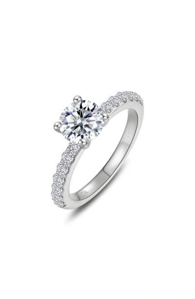 Lafonn Angel Simulated Diamond Engagement Ring In Metallic