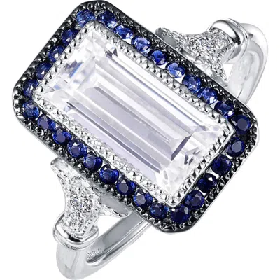 Lafonn Art Deco Simulated Diamond Ring In Multi