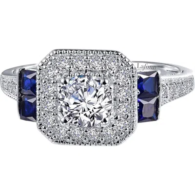 Lafonn Art Deco Simulated Diamond Ring In Multi
