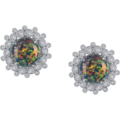 Lafonn Art Deco Stud Earrings