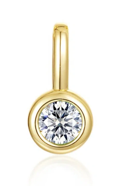Lafonn Bezel Birthstone Charm Pendant In Gold