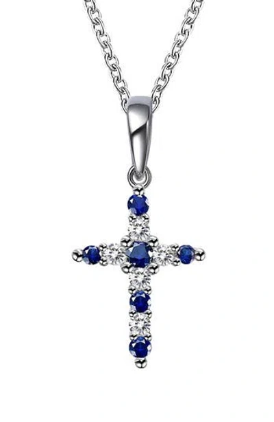 Lafonn Birthstone Cross Pendant Necklace In Multi