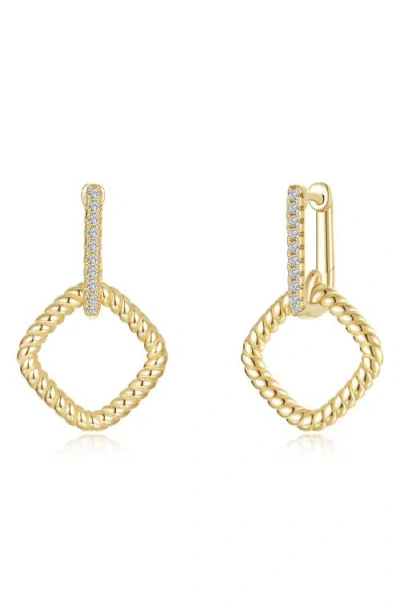Lafonn Celesta Cube Dangle Earrings In Gold