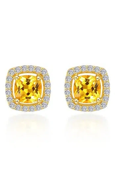 Lafonn Cushion Halo Stud Earrings