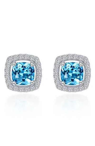 Lafonn Cushion Halo Stud Earrings