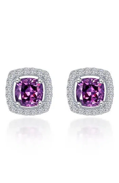Lafonn Cushion Halo Stud Earrings