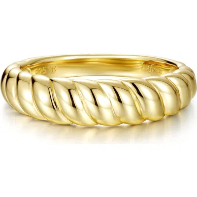 Lafonn Dome Rope Ring In Gold