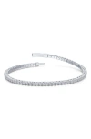 Lafonn Flexible Simulated Diamond Tennis Bracelet In Silver