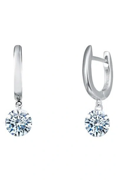 Lafonn Framless Drop Earrings In White