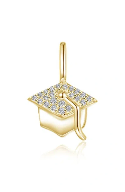 Lafonn Grad Cap Pendant Charm In Gold