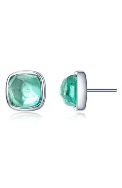 Lafonn Lab-grown Sapphire Stud Earrings In Metallic