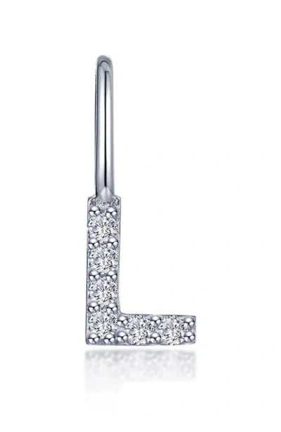 Lafonn Letter Charm Pendant In Silver