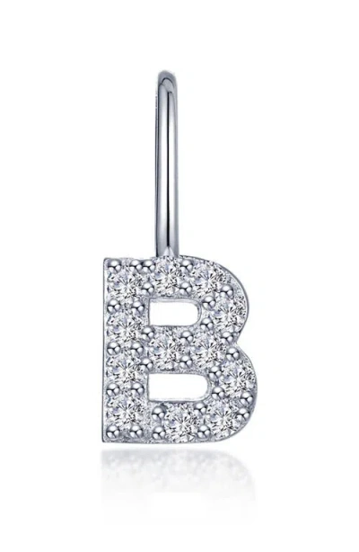 Lafonn Letter Charm Pendant In Silver