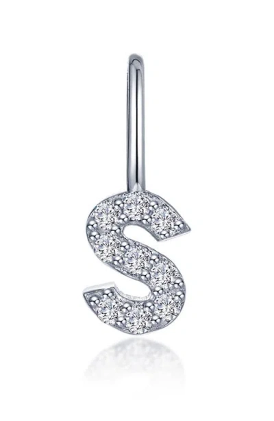Lafonn Letter Charm Pendant In Silver