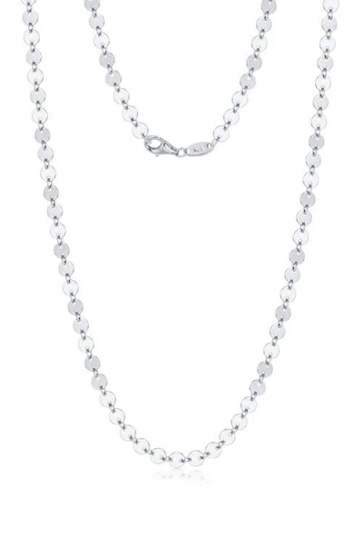 Lafonn Lola Disc Chain Necklace In Silver
