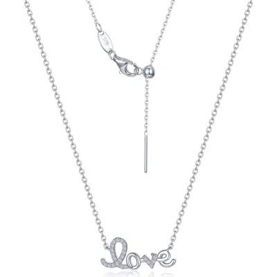 Lafonn Love Keepsake Pendant Necklace In Silver