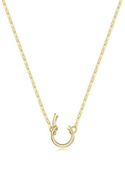 Lafonn Lucy Charm Enhancer Chain Necklace In Gold