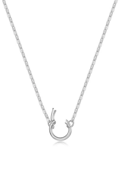 Lafonn Lucy Charm Enhancer Chain Necklace In Metallic