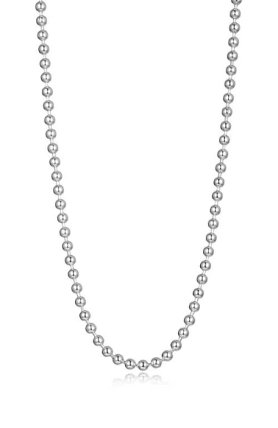 Lafonn Medium Mila Bead Chain Necklace In Silver