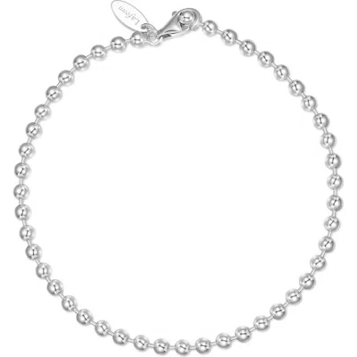 Lafonn Mila Bead Chain Bracelet In White/silver