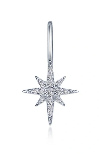 Lafonn North Star Simulated Diamond Charm In Metallic