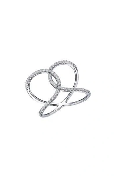 Lafonn Open Space Simulated Diamond Ring In White