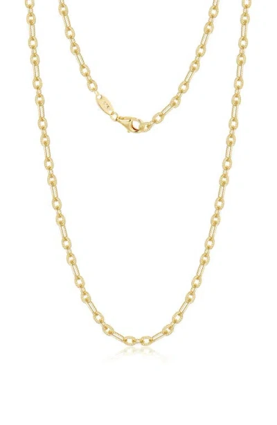 Lafonn Paperclip Chain Necklace In Gold