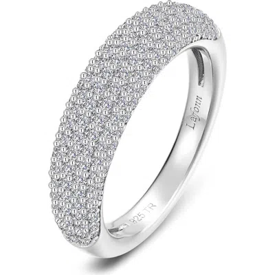 Lafonn Pavé Simulated Diamond Dome Ring In White/silver