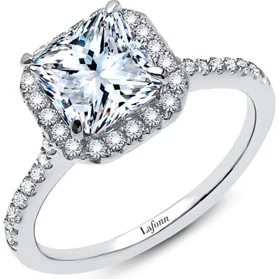 Lafonn Princess Cut Simulated Diamond Halo Wedding Ring In Purple