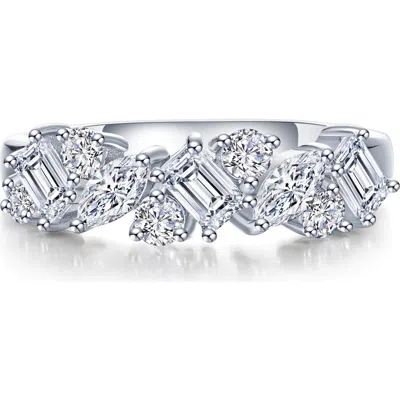 Lafonn Prismatic Simulated Diamond Ring In Silver