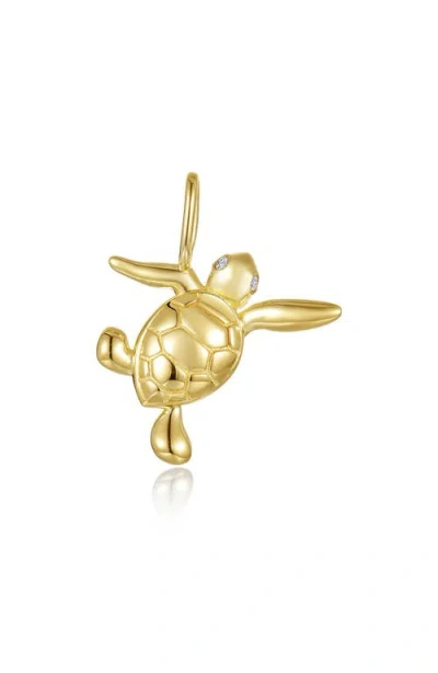 Lafonn Sea Turtle Pendant Charm In Gold