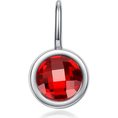 Lafonn Simulated Birthstone Pendant In Metallic