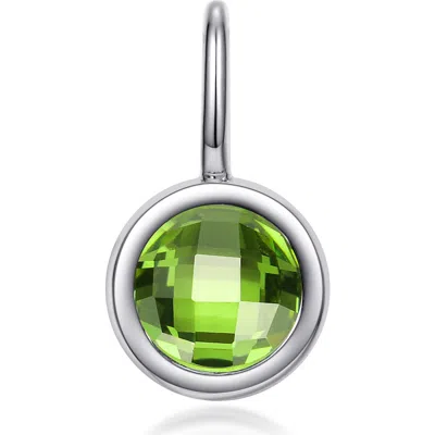 Lafonn Simulated Birthstone Pendant In Green