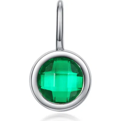 Lafonn Simulated Birthstone Pendant In Green