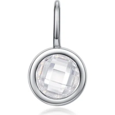 Lafonn Simulated Birthstone Pendant In Metallic