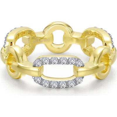 Lafonn Simulated Diamond Chain Link Ring In White/gold
