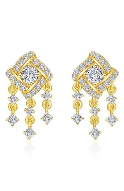 Lafonn Simulated Diamond Drop Earrings In Metallic