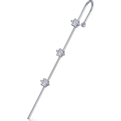 Lafonn Simulated Diamond Ear Cuff In Metallic