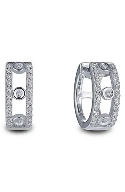 Lafonn Simulated Diamond Huggie Hoop Earrings In Multi