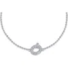 Lafonn Simulated Diamond Pavé Initial Bracelet In Silver/white Q