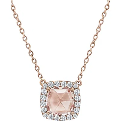 Lafonn Simulated Diamond Pendant Necklace In Gold