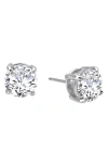 Lafonn Simulated Diamond Stud Earrings In Silver/clear