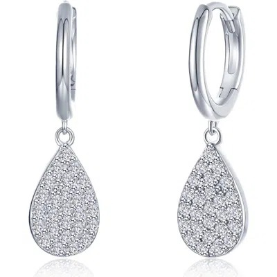 Lafonn Teardrop Dangle Earrings In Silver
