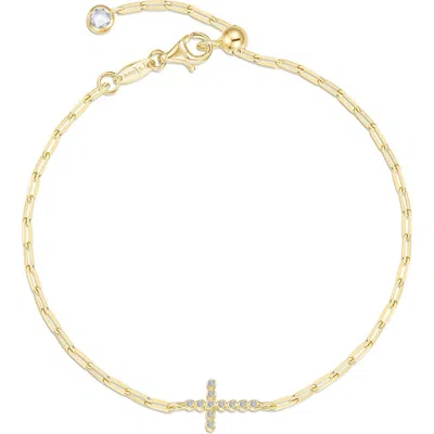 Lafonn Thread Of Faith Lab Grown Diamond Bracelet In Gold