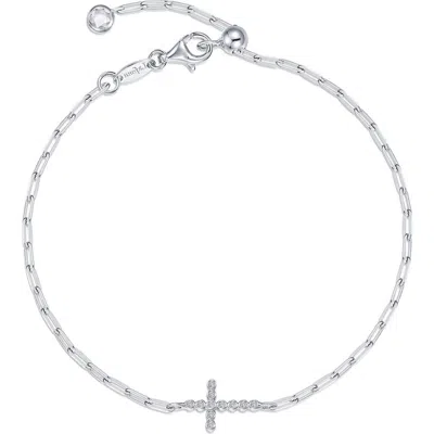 Lafonn Thread Of Faith Lab Grown Diamond Bracelet In Silver